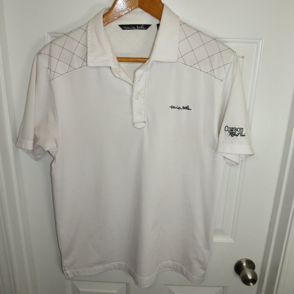 Travis Mathew Men's Azama Shirt Performance Golf COWBOYS Golf Club Logo LG